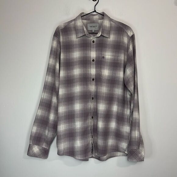 Carhartt WIP cotton shirt Deaver Shirt L - Picture 2 of 6